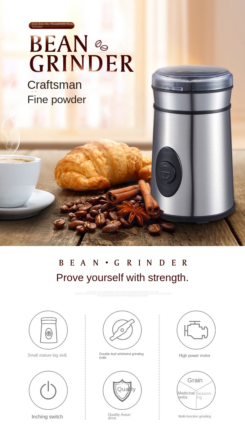Coffee mill MT-CM04  steel color