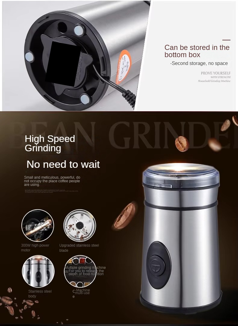 Coffee mill MT-CM04  steel color