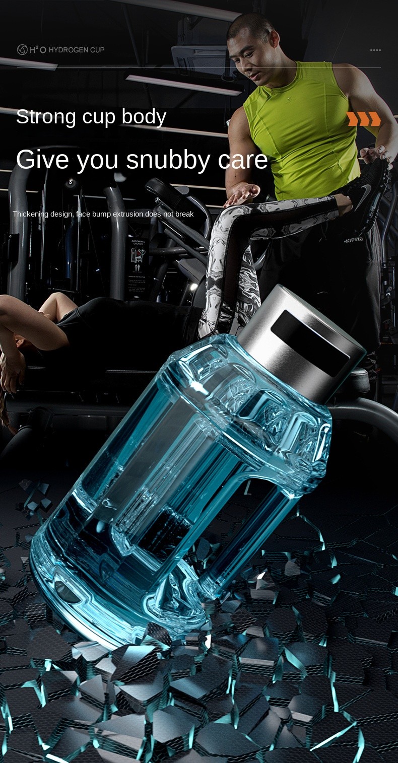 MT-H1500A High hydrogen concentration  hydrogen water generator kettle for sports Tritan body with handle
