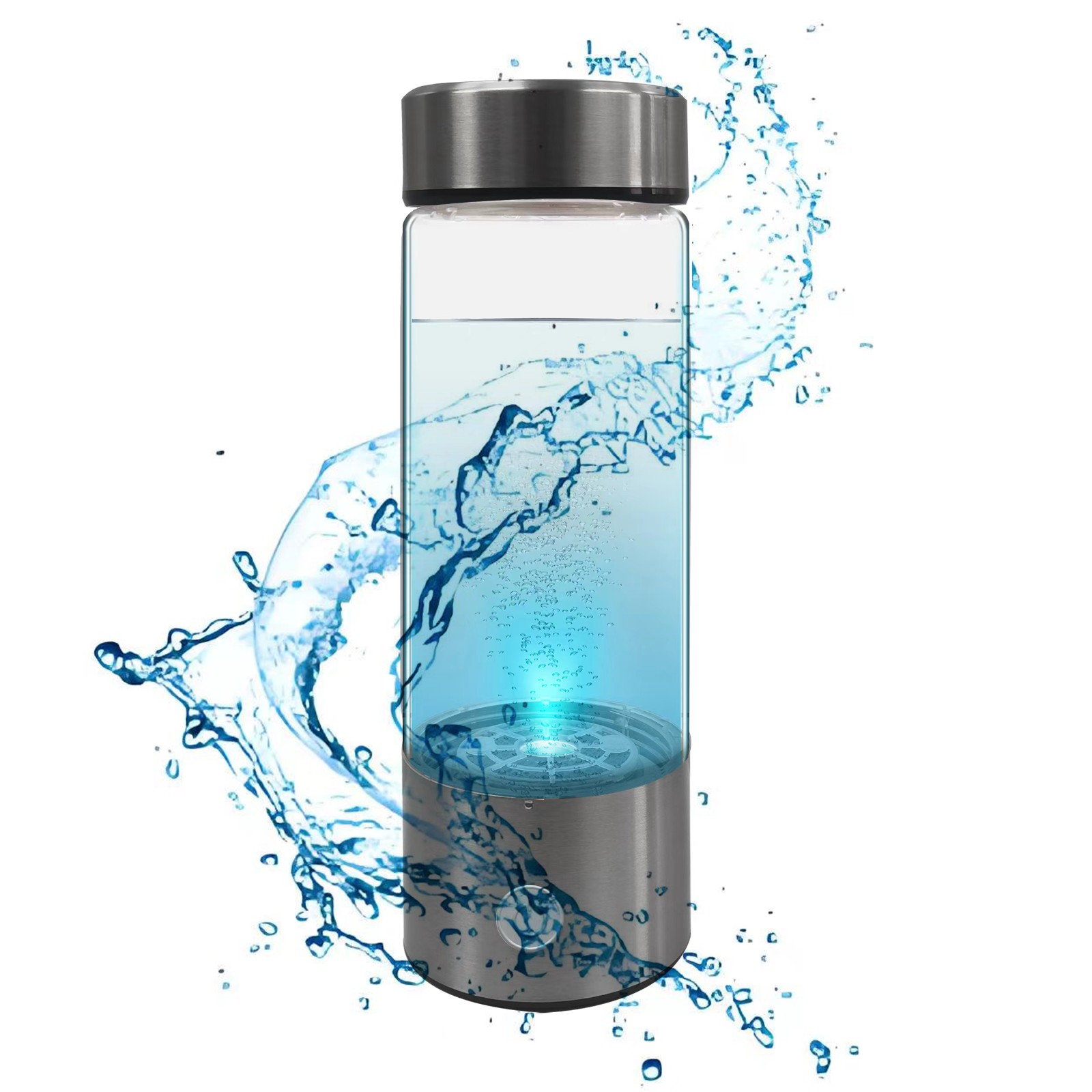MT-H267 steel color hydrogen water generator bottle