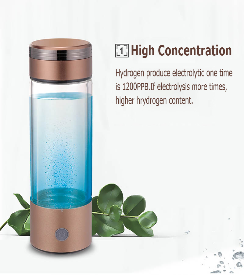 MT-H222 brown hydrogen water generator bottle