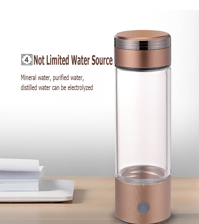 MT-H222 brown hydrogen water generator bottle