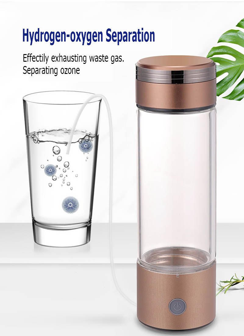 MT-H222 brown hydrogen water generator bottle