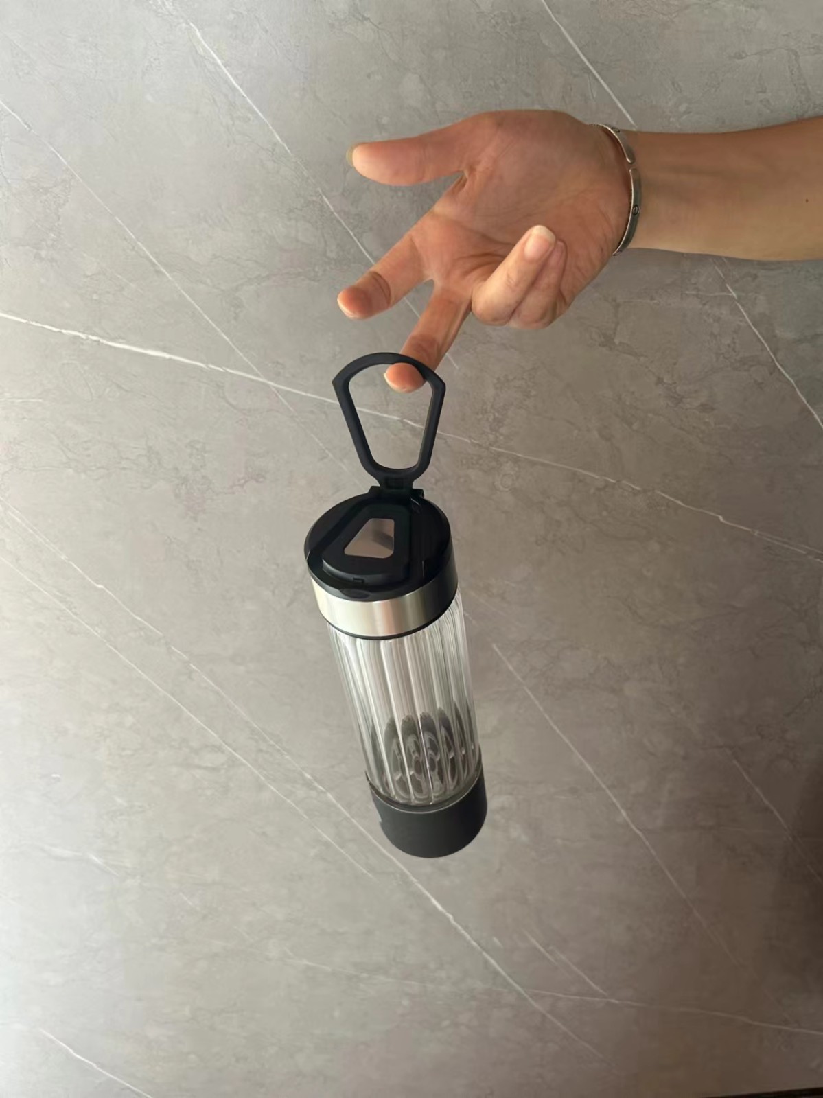 MT-H222B Black hydrogen water generator bottle