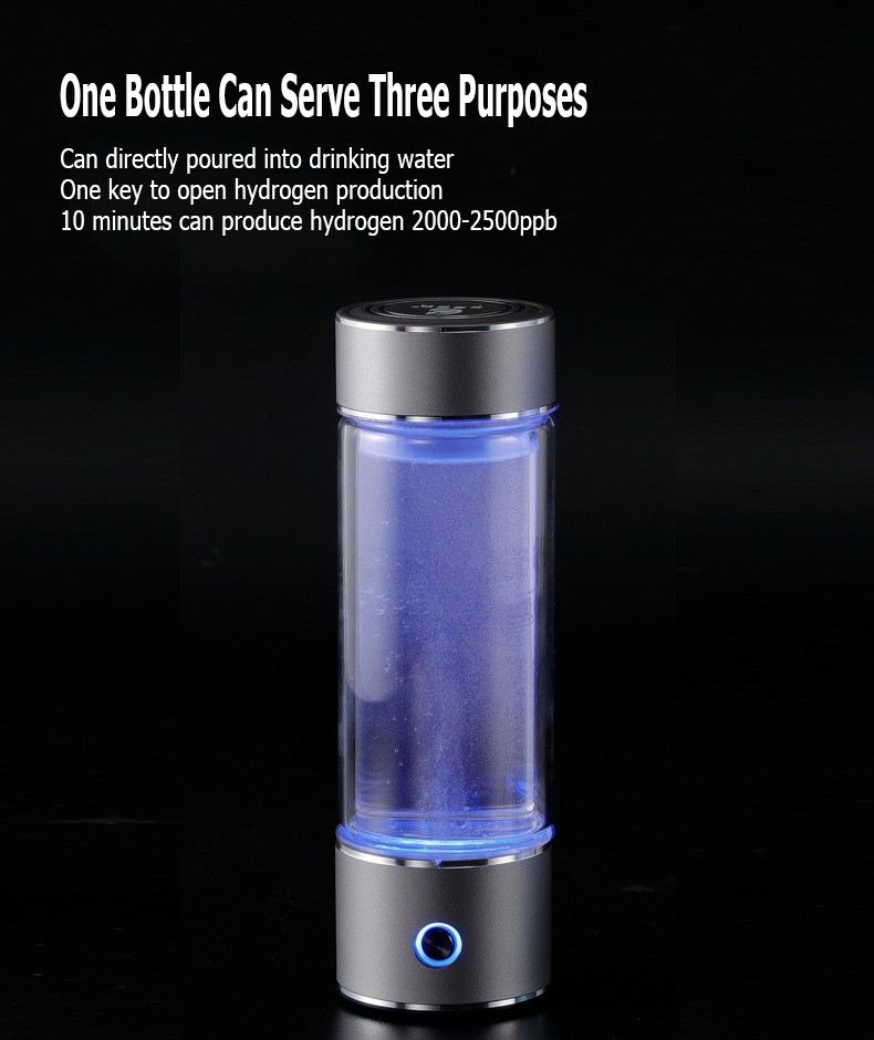 MT-H225A blue/grey hydrogen water generator bottle