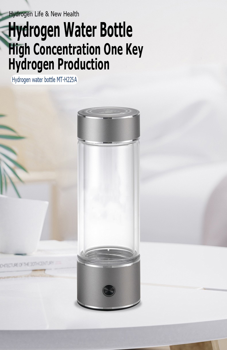 MT-H225A blue/grey hydrogen water generator bottle