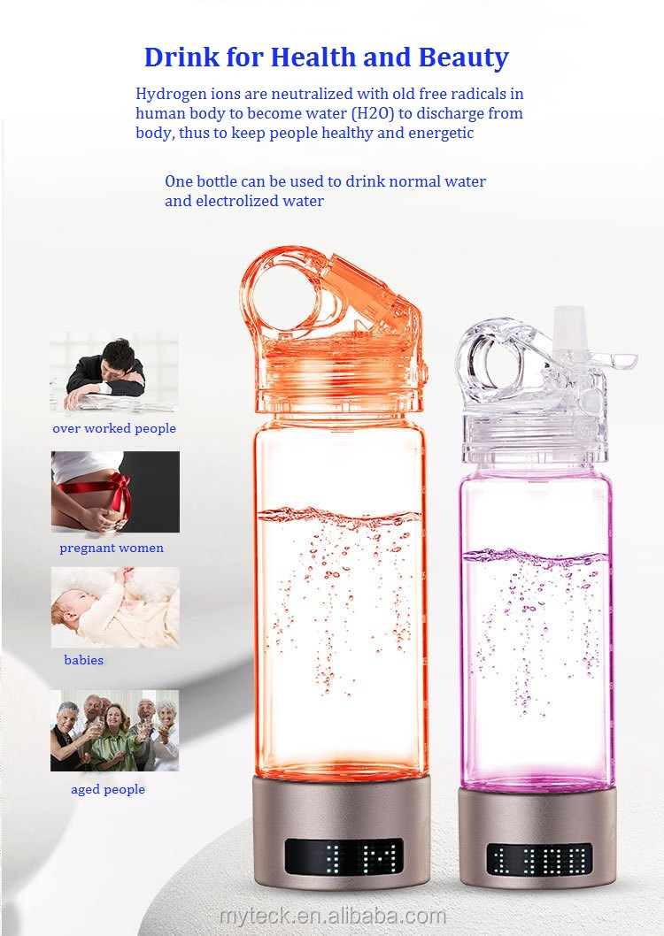 MT-H400B Sports People Health Care Star 400 Hydrogen rich water making bottle