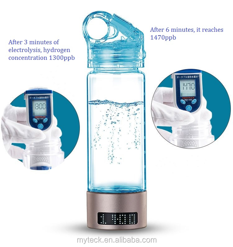 MT-H400B Sports People Health Care Star 400 Hydrogen rich water making bottle