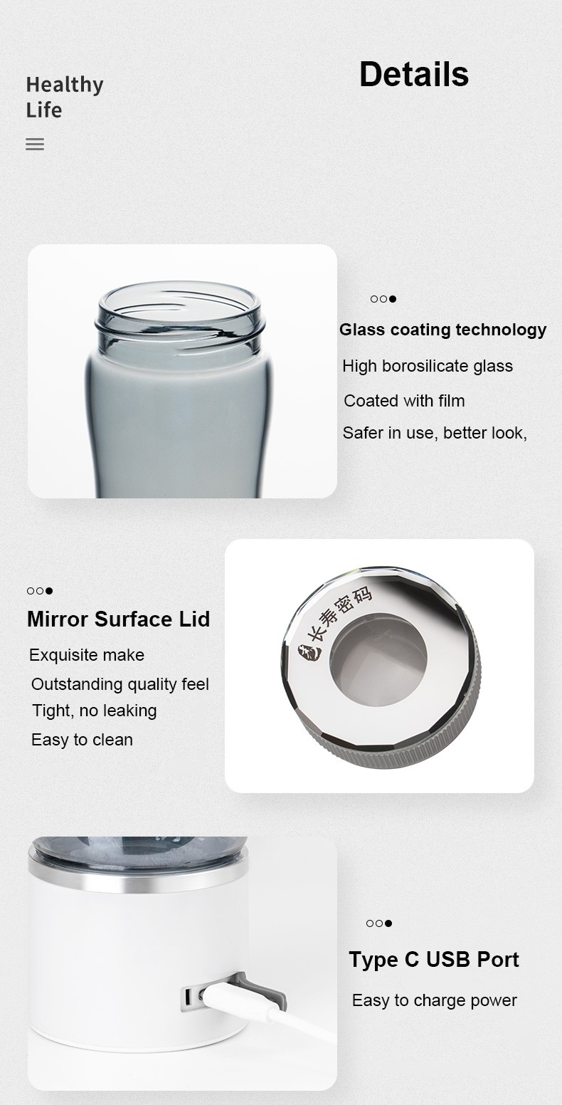 MT-H223 Hydrogen rich water generator bottle