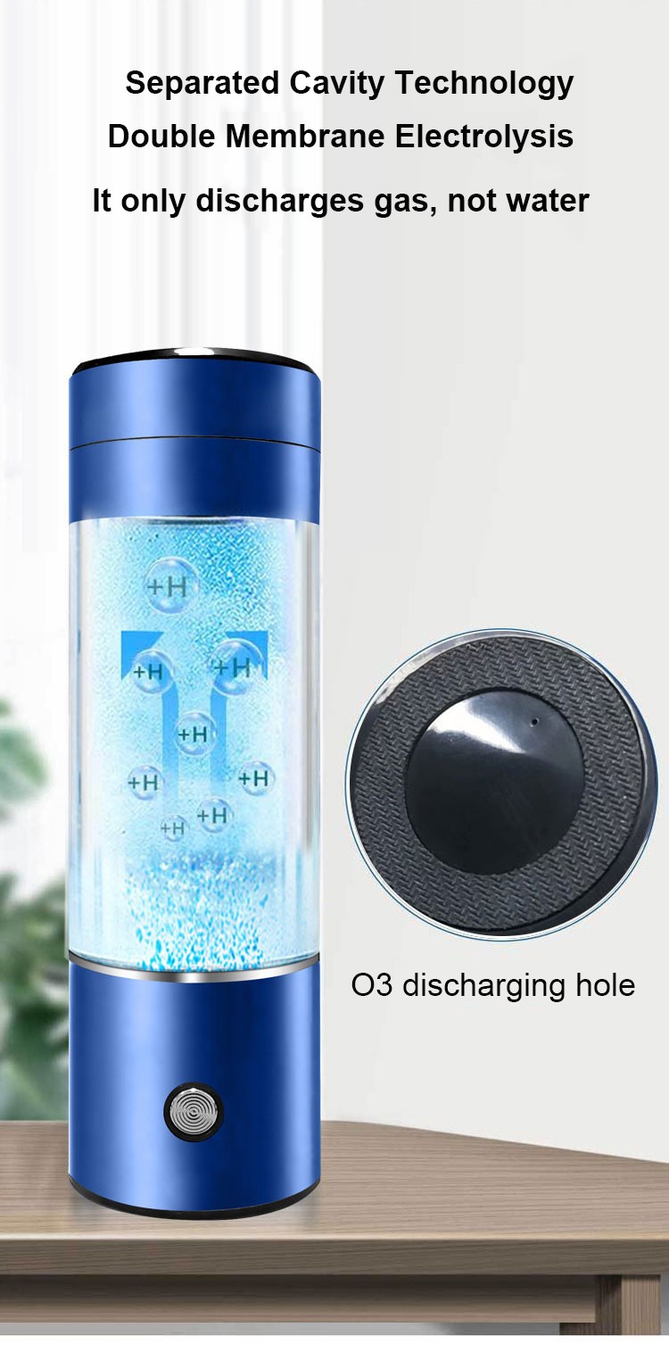 MT-H226 blue/green Hydrogen rich water generator bottle
