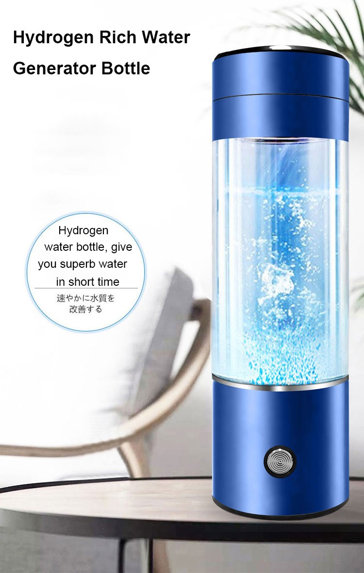 MT-H226 blue/green Hydrogen rich water generator bottle