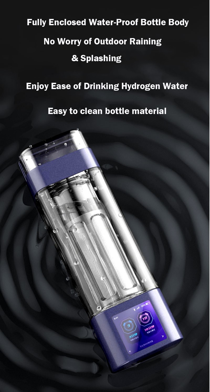 MT-H9000A high hydrogen concentration intelligent hydrogen water generator bottle