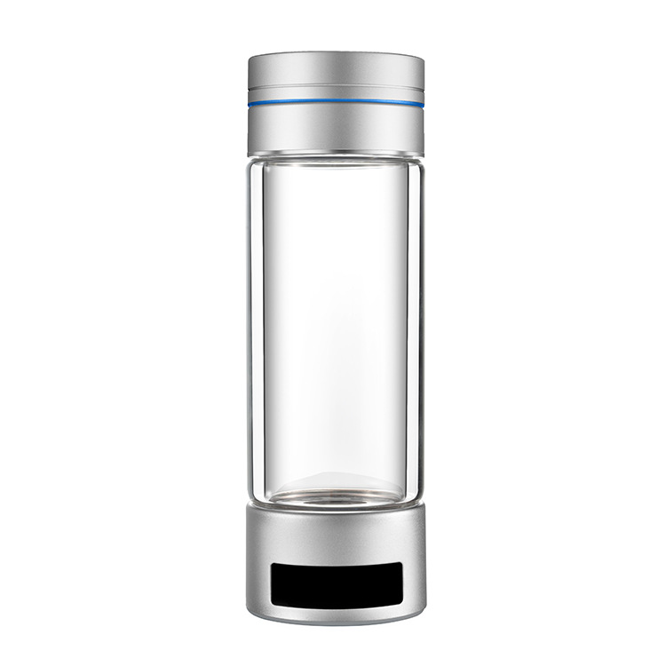 MT-H9000B high hydrogen concentration  hydrogen water generator cold/ hot water 4 in 1 bottle double layer glass