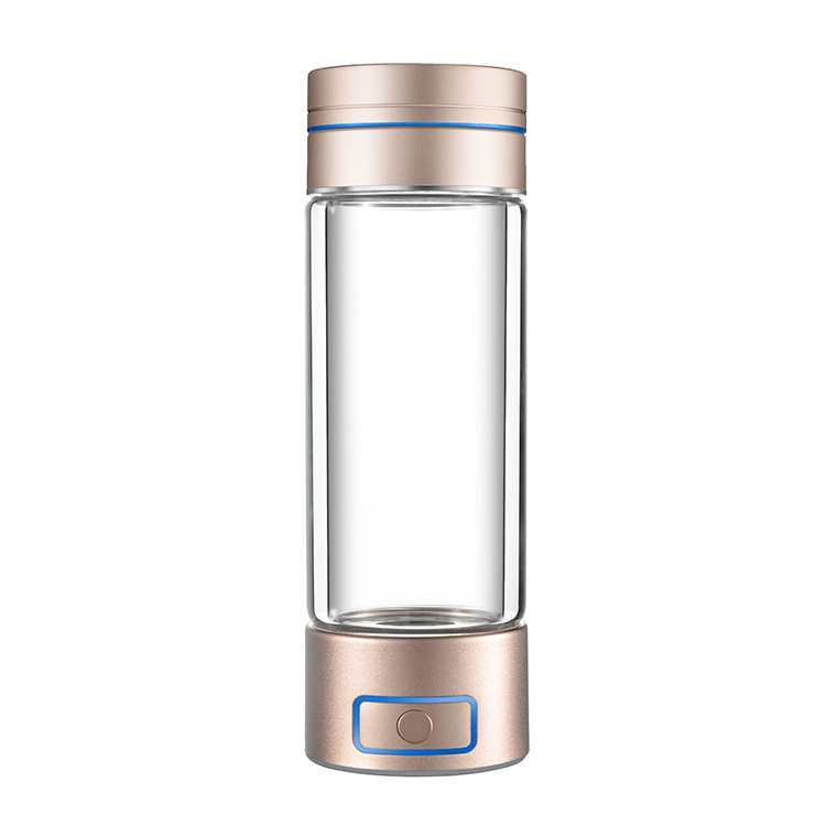 MT-H9000B high hydrogen concentration  hydrogen water generator cold/ hot water 4 in 1 bottle double layer glass