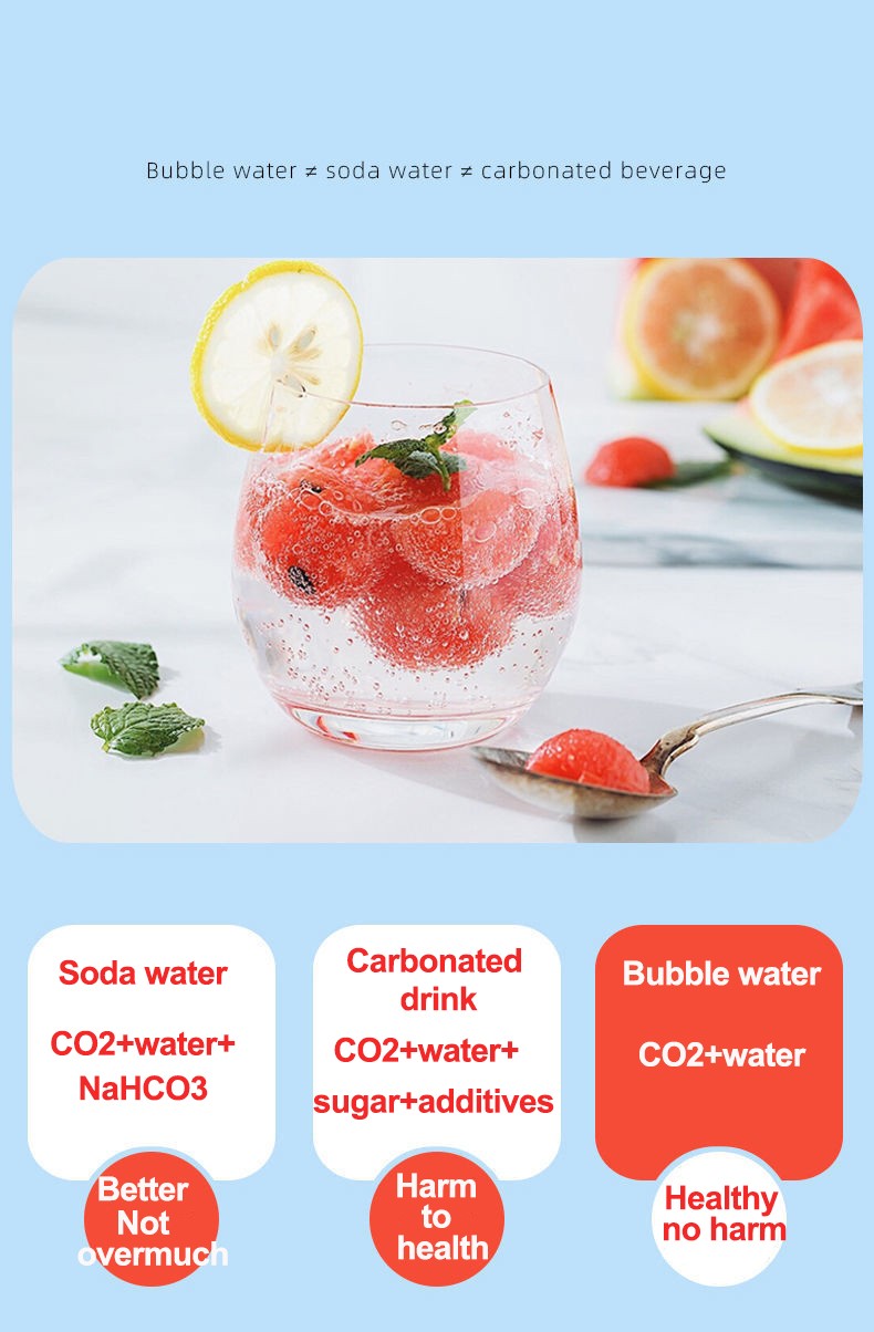 Manual soda water maker for home use MT-SW01B