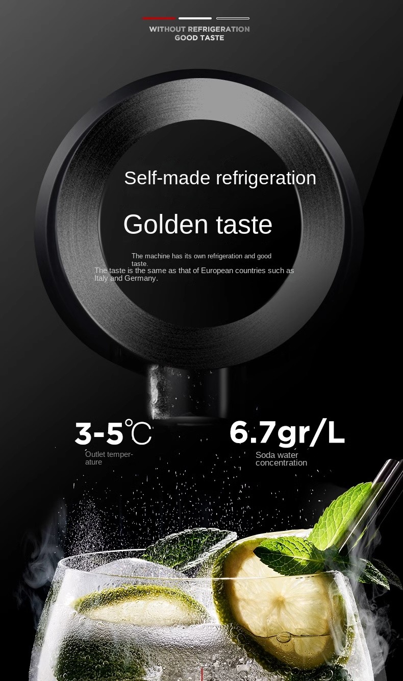 Manual soda water maker for business home use MT-SW08 (EU not sellable)