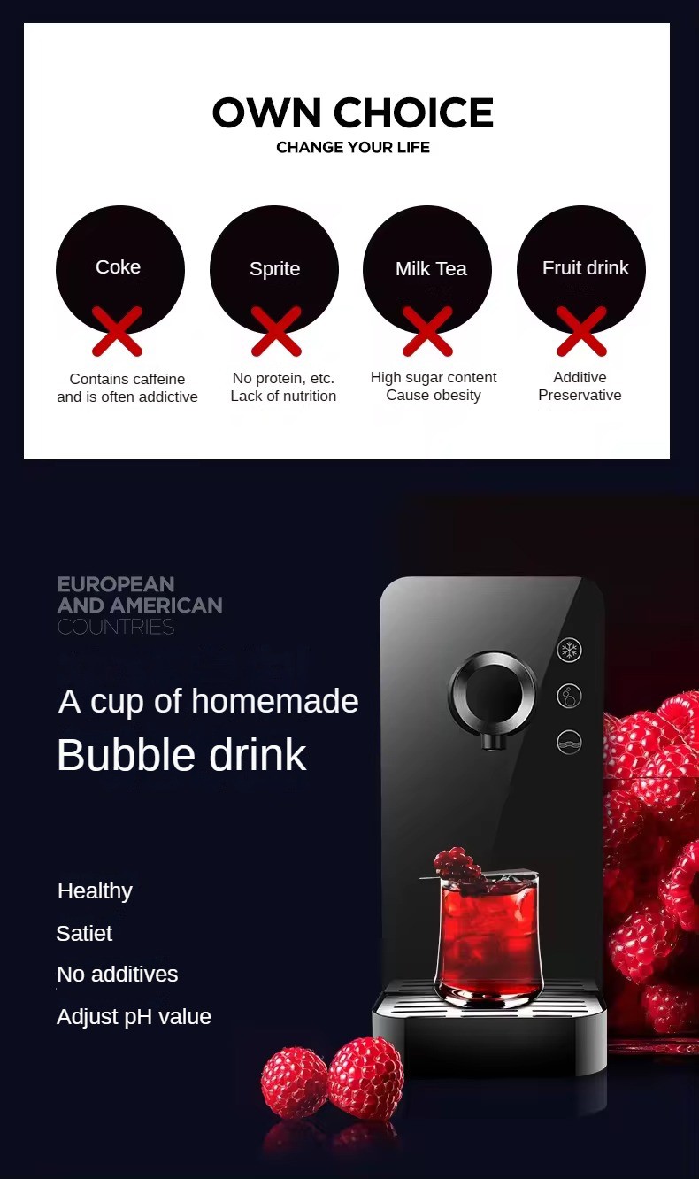 Manual soda water maker for business home use MT-SW08 (EU not sellable)