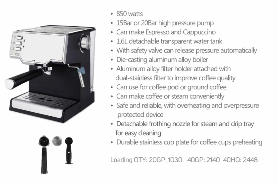 Italian coffee maker MT-CM13 black