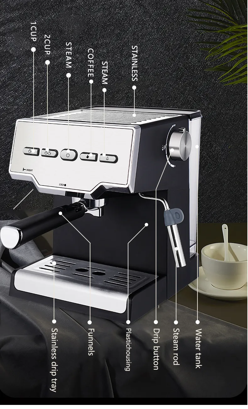 Italian coffee maker MT-CM13B black