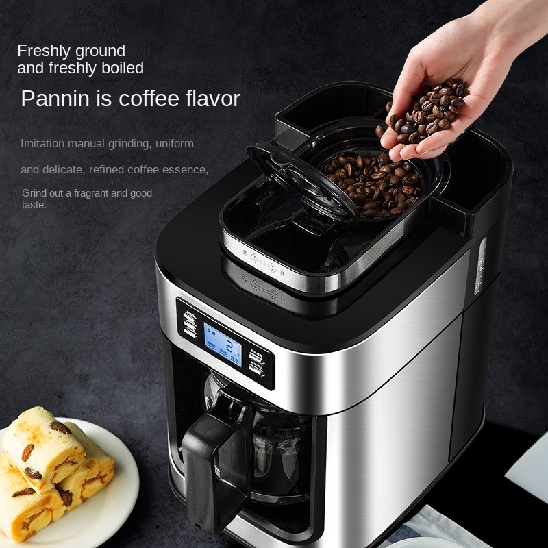 black american coffee grinding making combined machine MT-CM14 silver
