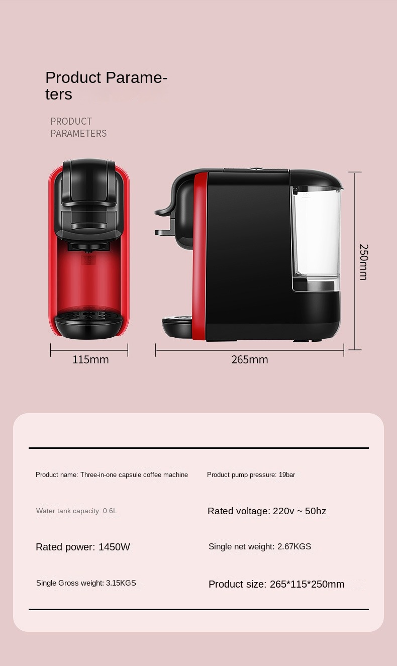 capsule coffee maker MT-CM21
