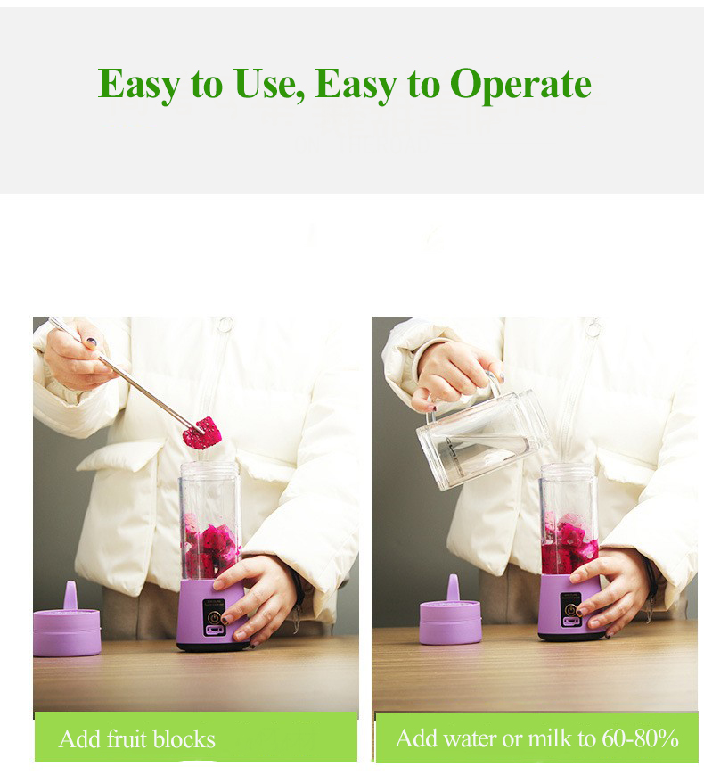 Portable shaker fruit juicer MT-FJ02