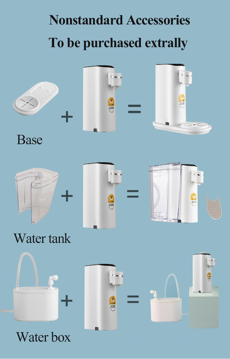 Instant heating portable mini water dispenser MT-IHWD01