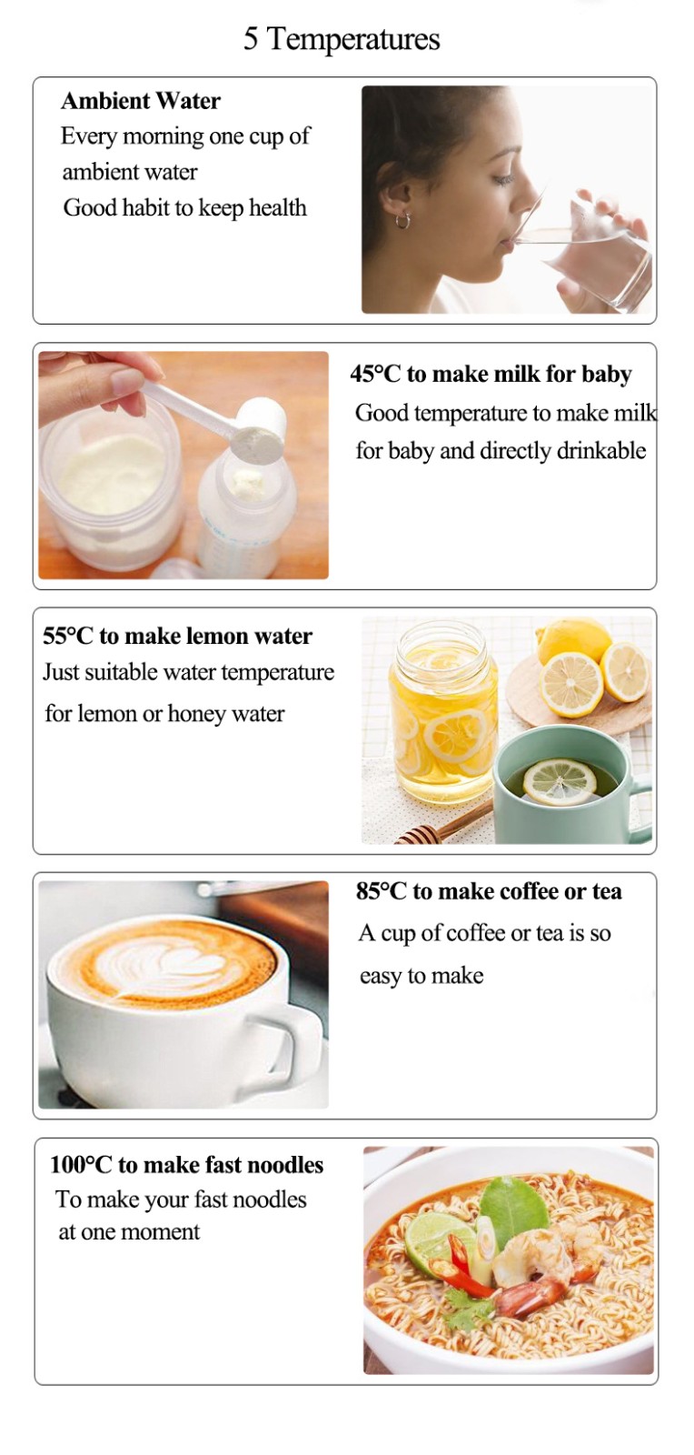 Instant heating portable mini water dispenser MT-IHWD02