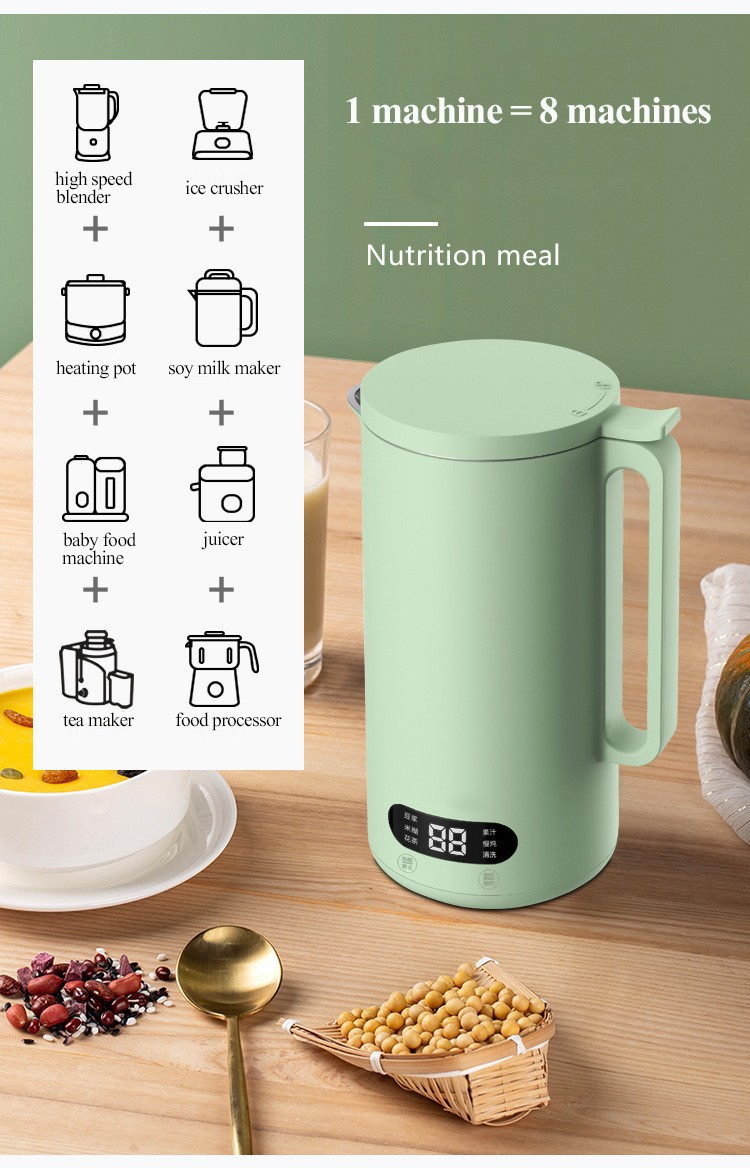 Home use multi-functional smoothie juice soybeen blender with heating MT-SBM01