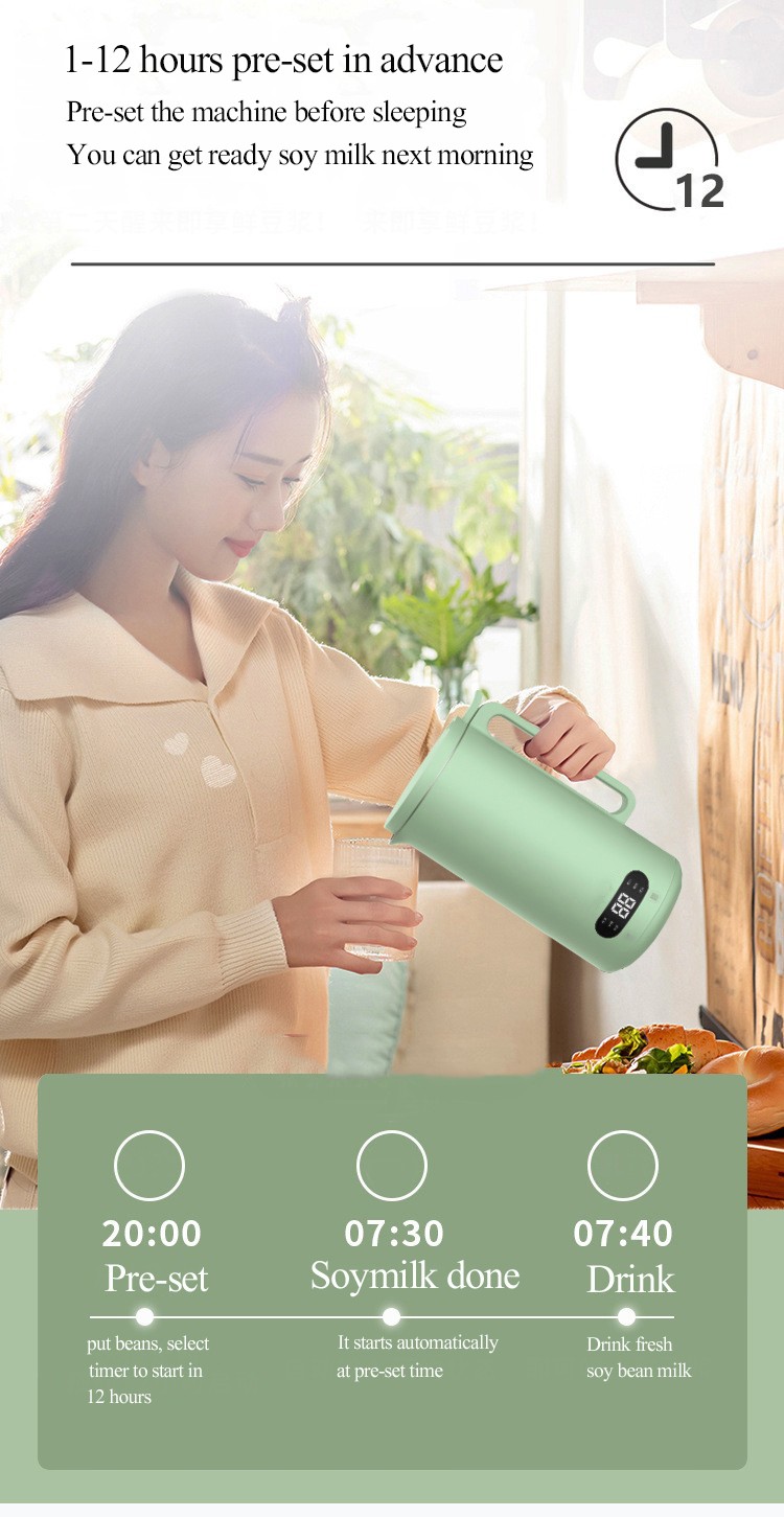 Home use multi-functional smoothie juice soybeen blender with heating MT-SBM01
