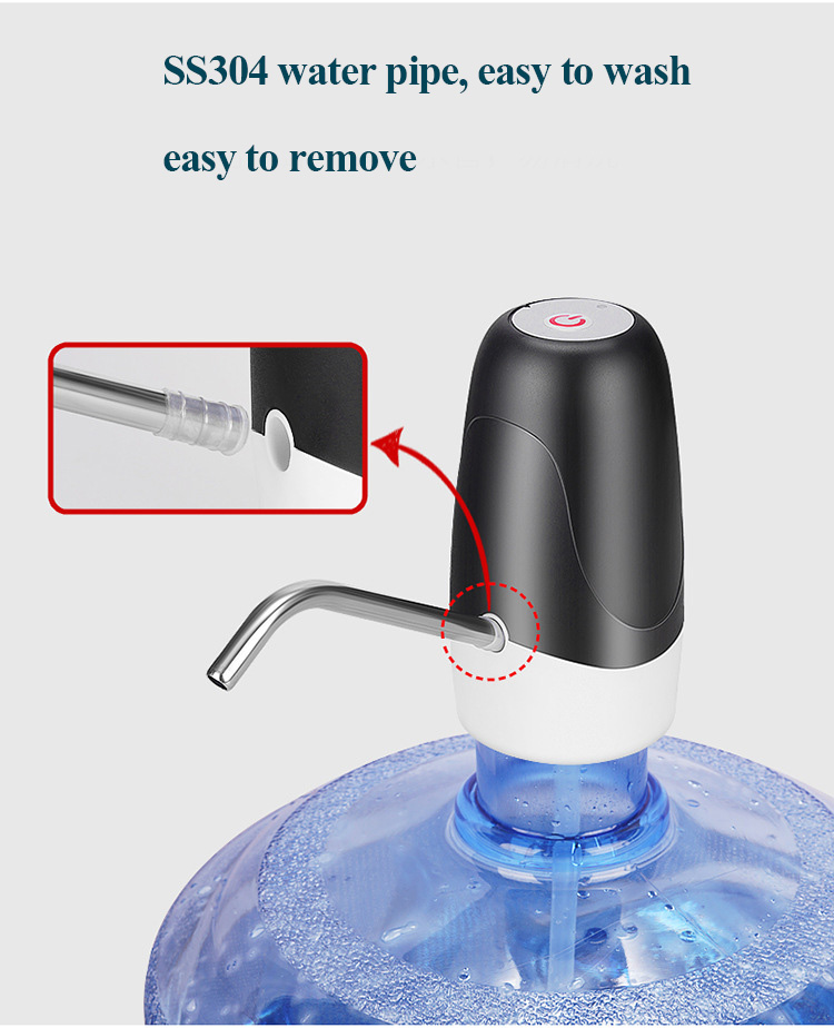 Blue bottled water pump dispenser MTWD-03 (blue/black/white)
