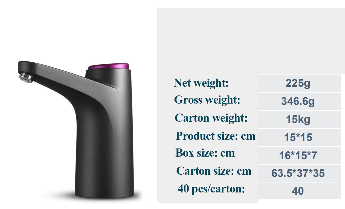 Bottled water pump dispenser  MTWD-05