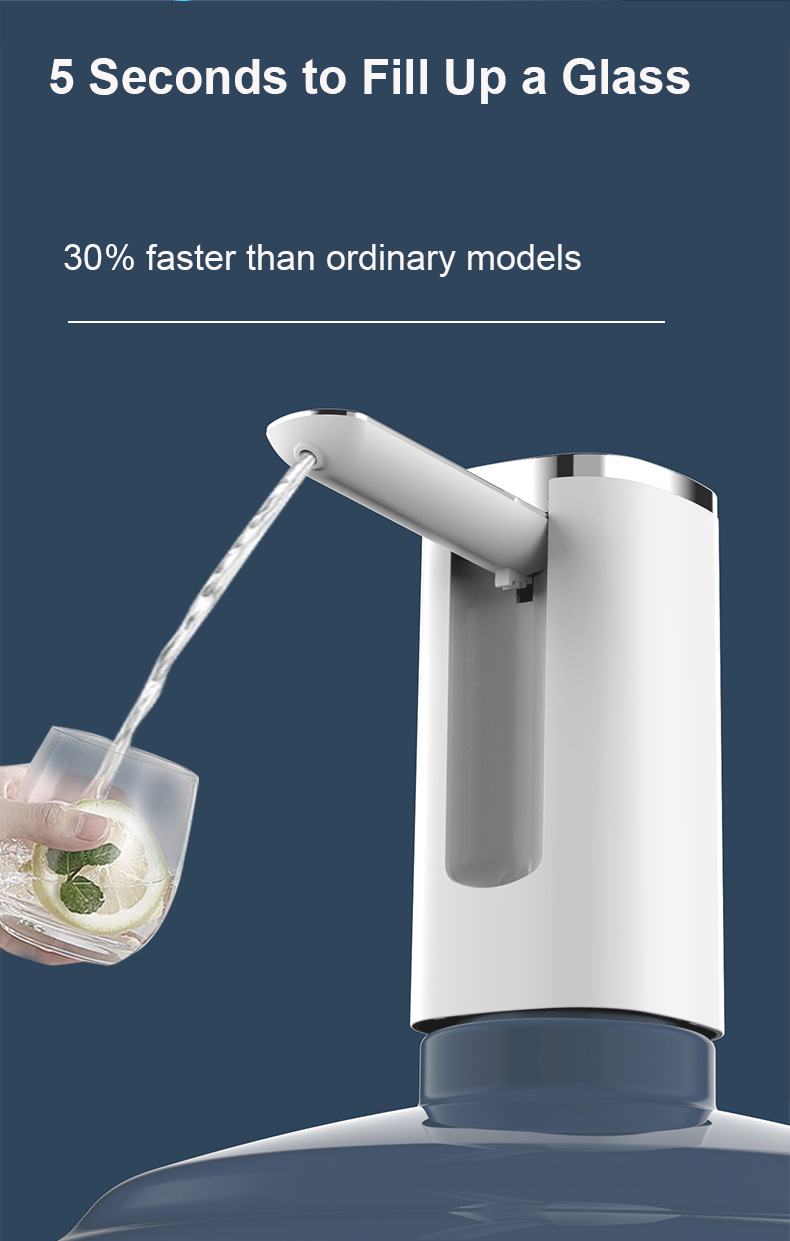 Water pump dispenser MTWD-12 (white base intelligent foldable)