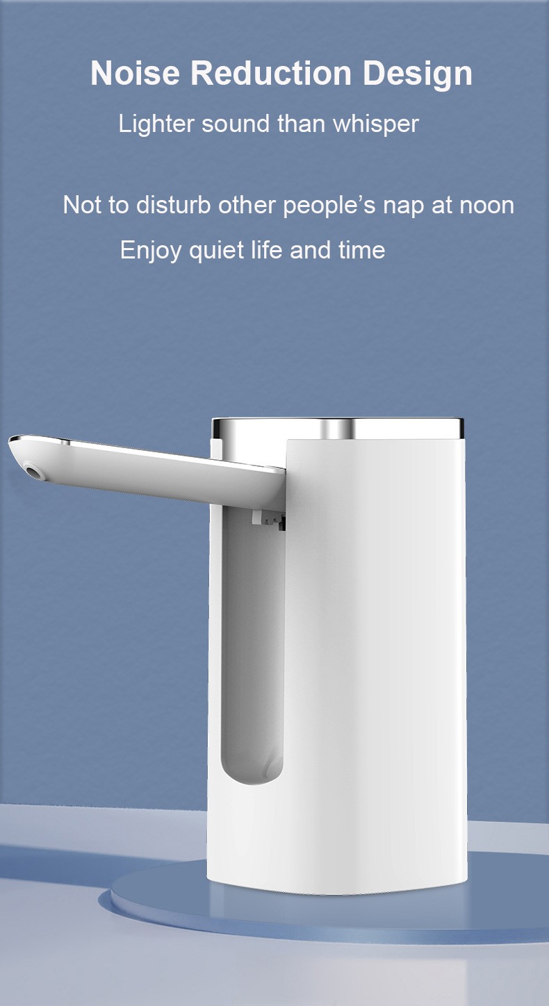 Water pump dispenser MTWD-12 (white base intelligent foldable)