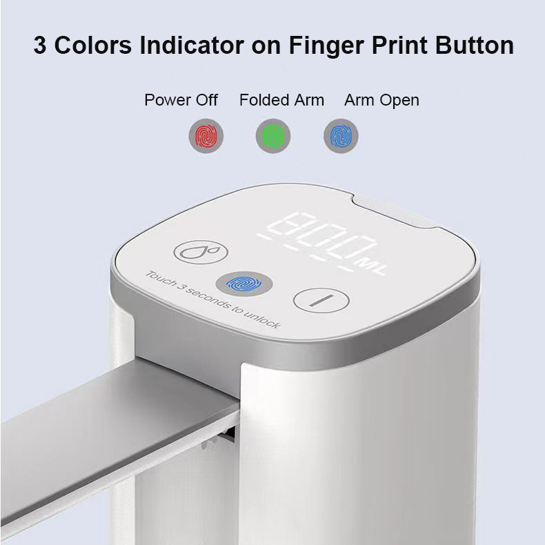 Water pump dispenser MTWD-12 (white base intelligent foldable)