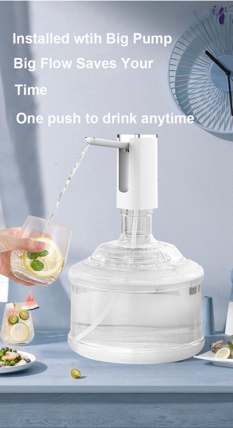 Water pump dispenser MTWD-12 (white base intelligent foldable)