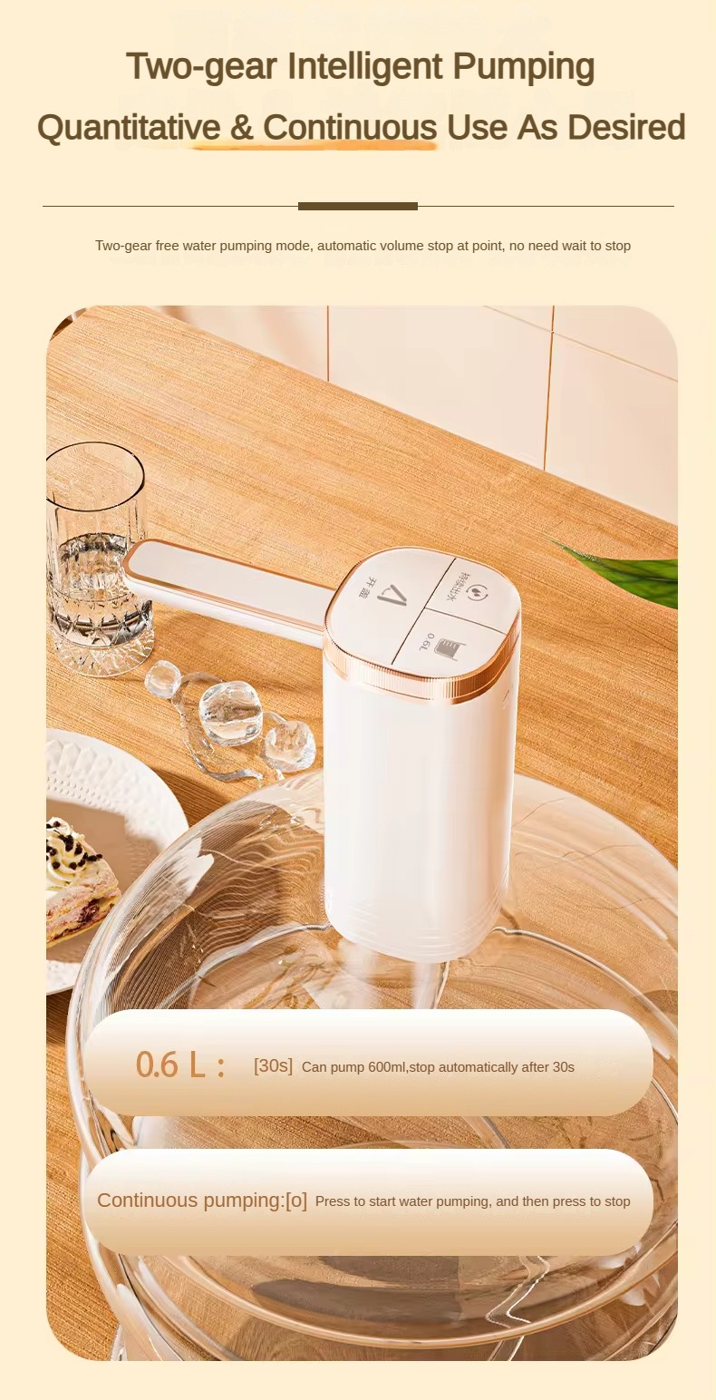 Water pump dispenser MTWD-15 (white/black)