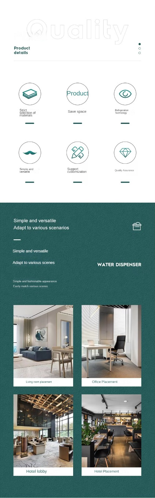 Water dispenser MTWD-SEP06 Water dispenser MTWD-SEP06