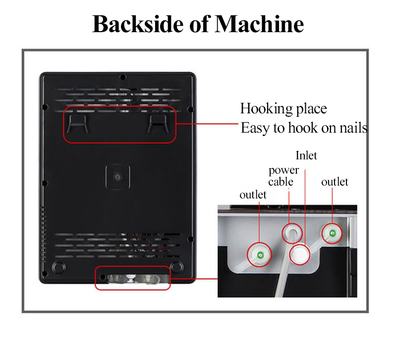 Pipeline cooling heating water dispenser MTWD-P02
