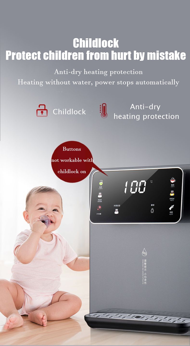 Pipeline instant heating water dispenser with cooling MTWD-P04