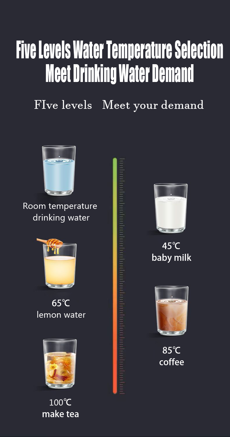 Pipeline instant heating water dispenser with cooling MTWD-P04