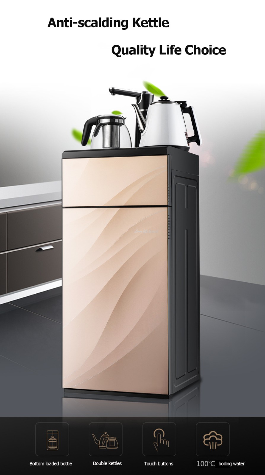 Tea coffee bar luke warm water dispenser MTWD-TB02