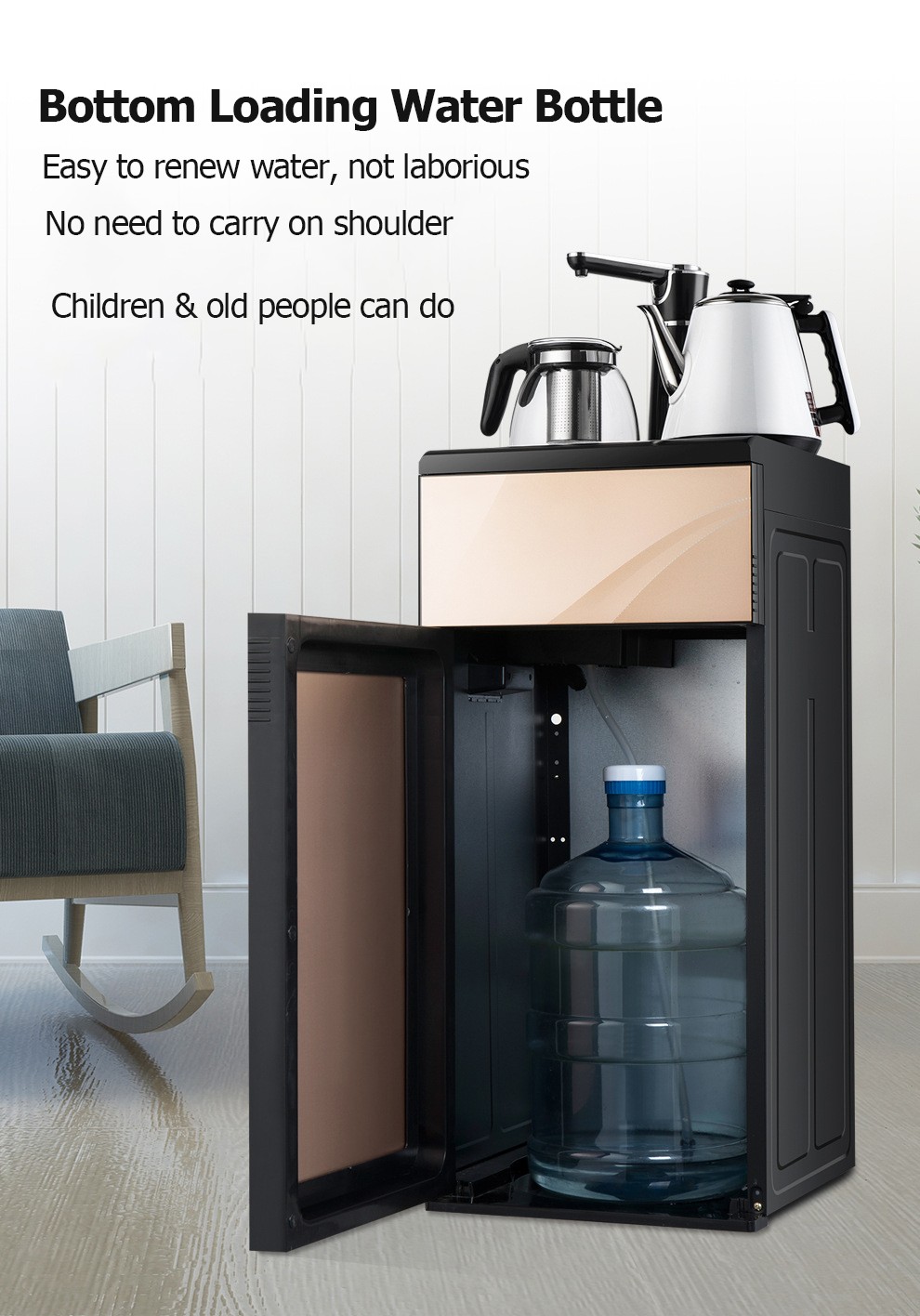 Tea coffee bar luke warm water dispenser MTWD-TB02