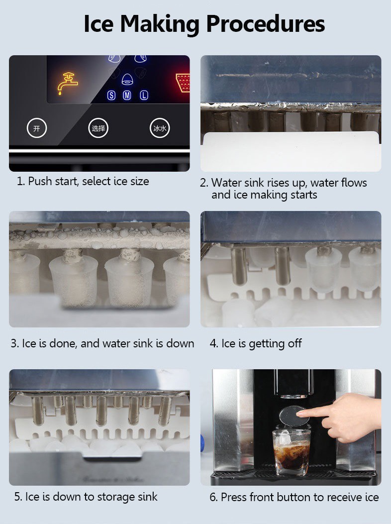 Water dispenser with ice maker MTWD-ICE03 Water dispenser with ice maker MTWD-ICE03