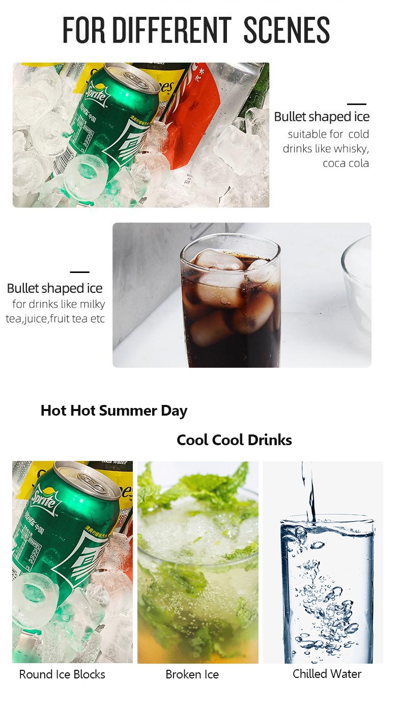 Water dispenser with ice maker ice crusher  MTWD-ICE04