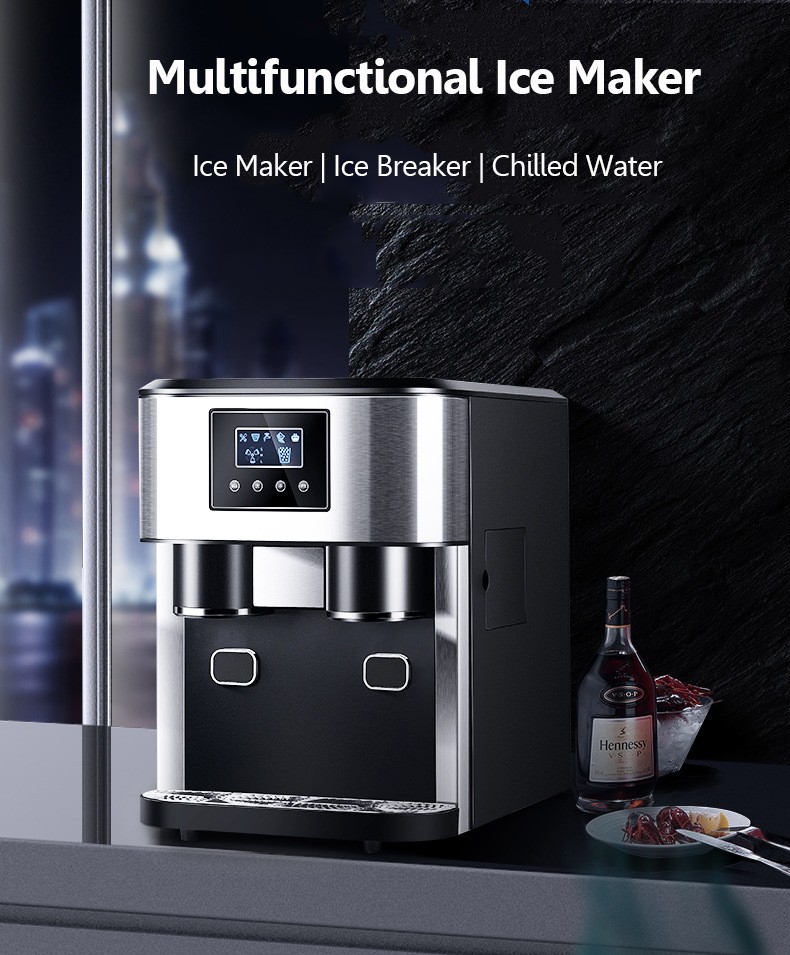 Water dispenser with ice maker ice crusher  MTWD-ICE04