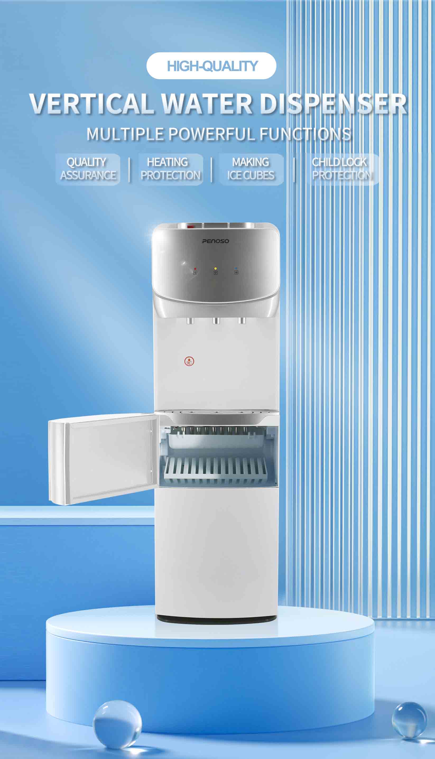 Water dispenser with ice maker MTWD-ICE06 Water dispenser with ice maker MTWD-ICE06