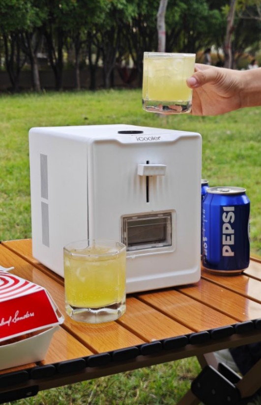 Mini ice maker MTWD-ICE10 chilled water ice cream  ice maker