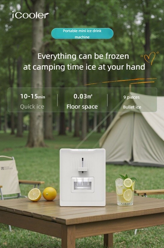 Mini ice maker MTWD-ICE10 chilled water ice cream  ice maker