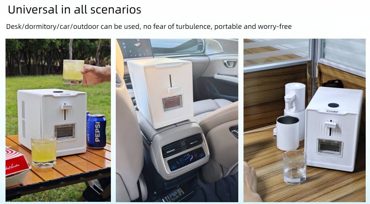 Mini ice maker MTWD-ICE10 chilled water ice cream  ice maker